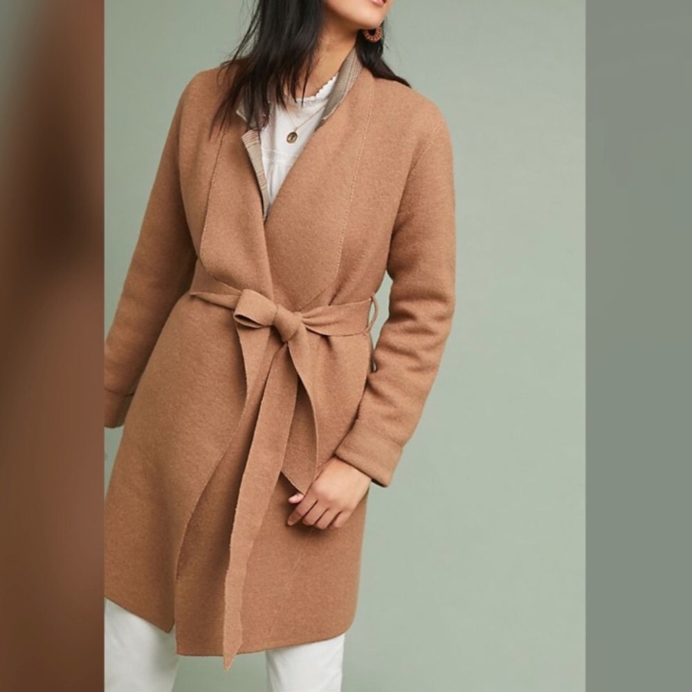New Anthropologie Moth Mayella Sweater Coat Small